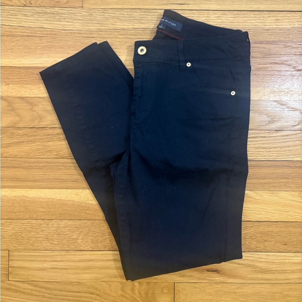 Tommy Hilfiger Women’s Madison Skinny Ankle Pants Size 6 Navy